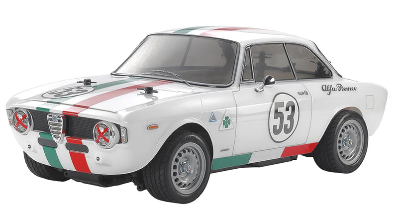 Load image into Gallery viewer, TAMIYA 1/10 Electric RC Car Series No.732 Alfa Romeo Giulia Sprint GTA Club Racer (MB-01 Chassis) 58732
