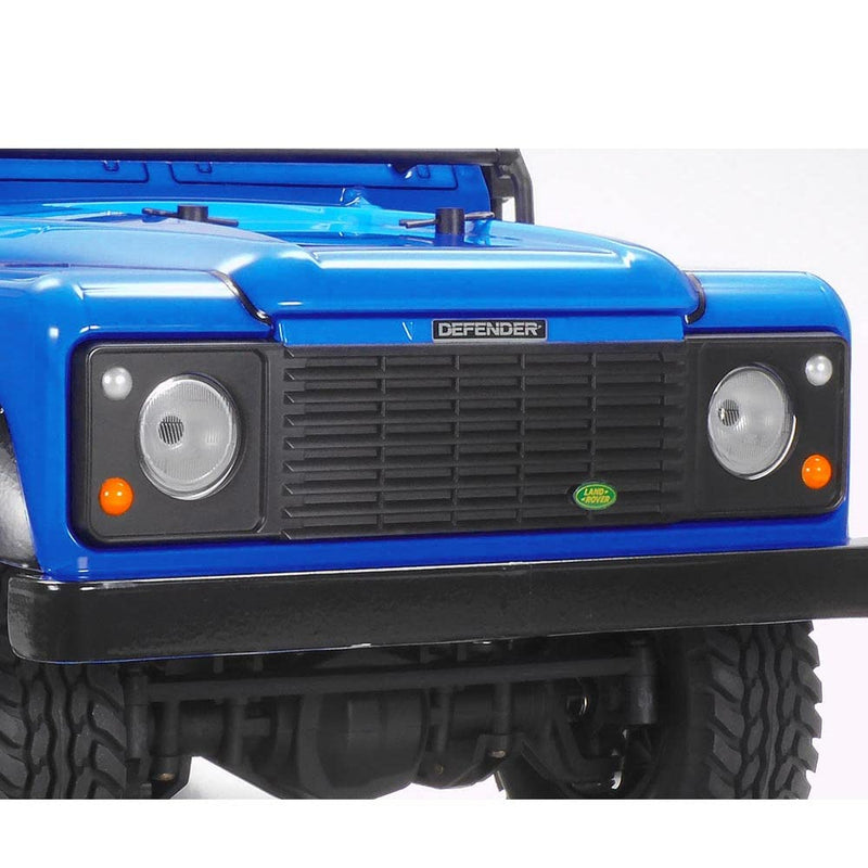 Laden Sie das Bild in Galerie -Viewer, TAMIYA 1/10 Electric RC Car Special Edition No.178 1/10RC 1990 Land Rover Defender 90 Painted Light Blue Body (CC-02 Chassis) 47478
