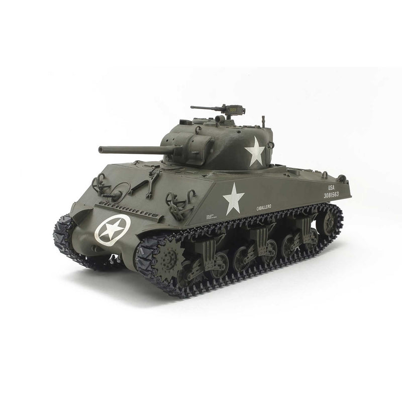 Load image into Gallery viewer, TAMIYA 1/35 RC Tank Series No.17 US M4A3 Sherman Tank Assembly Kit w/Propo 48217
