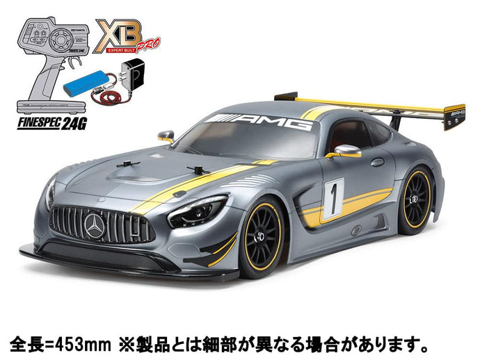 TAMIYA 1/10 XB Series No.200 XB MERCEDES-AMG GT3 (TT-02 Chassis) Complete painted model with radio 57900