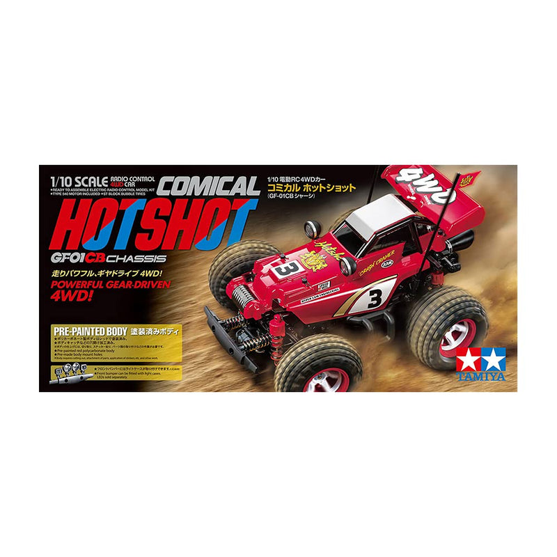 Laden Sie das Bild in Galerie -Viewer, TAMIYA 1/10 Electric R/C Car Series No.685 1/10RC Komical Hot Shot (GF-01CB Chassis) 58685
