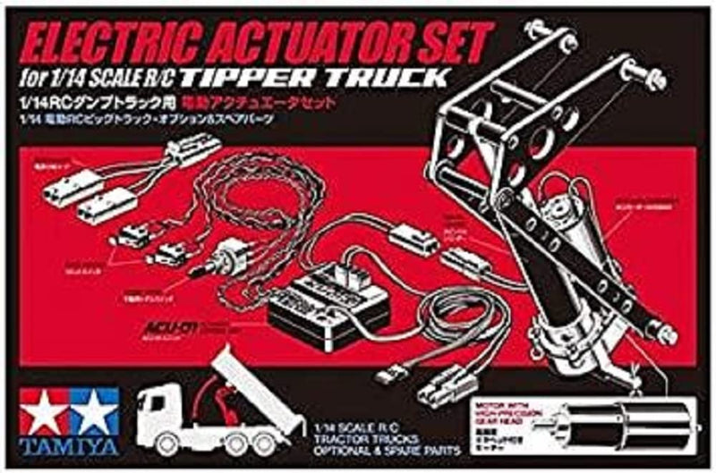 Laden Sie das Bild in Galerie -Viewer, TAMIYA BIG TRUCK Options &amp; Spare Parts No.45 TROP.45 Electric Actuator Set for 1/14RC Dump Truck 56545
