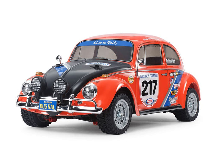 TAMIYA 1/10 Electric R/C Car Series No.650 Volkswagen Beetle Rally Unpainted Body (MF-01X Chassis) 58650