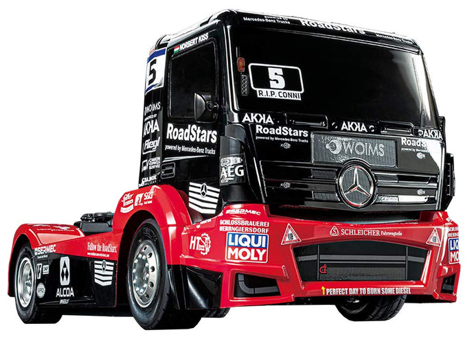 TAMIYA 1/14 Electric R/C Car Series No.683 Mercedes-Benz Actros MP4 MB Motorsport (TT-01 Chassis TYPE-E) 58683