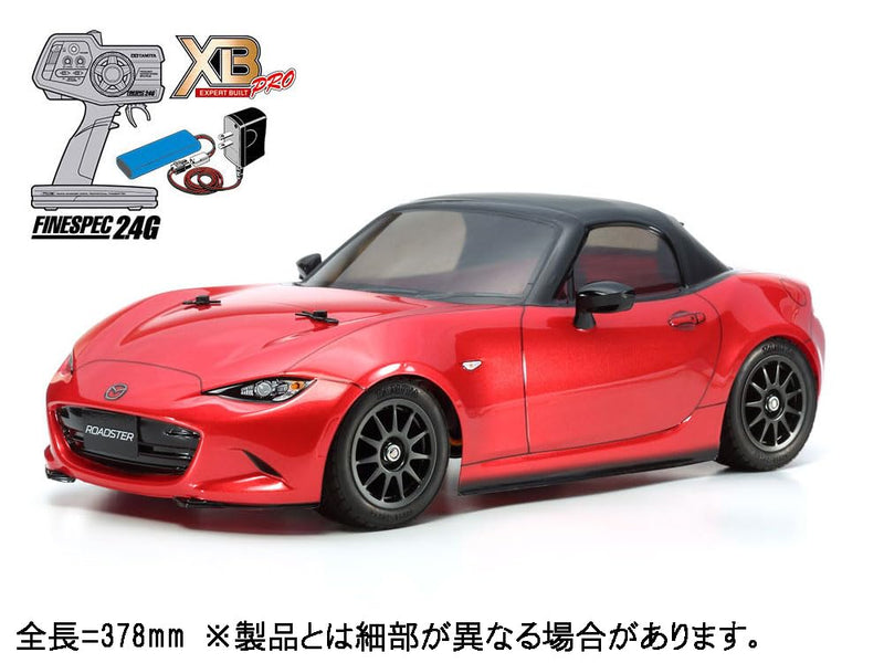 Cargue la imagen en el visor de la galería, TAMIYA 1/10 XB Series No.191 XB Mazda Roadster (M-05 Chassis) 2.4GHz Complete painted kit with radio 57891
