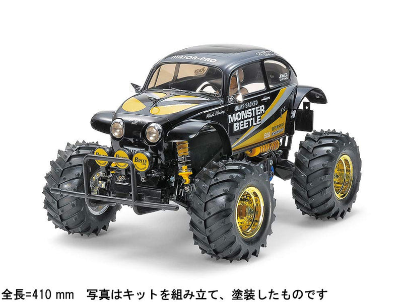 Chargez l&#39;image dans la visionneuse de la galerie, TAMIYA RC Special Edition Product No.119 1/10 Electric R/C Car Monster Beetle Black Edition 47419 Black
