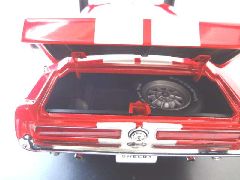 Laden Sie das Bild in Galerie -Viewer, AUTOart &quot;MILLENNIUM&quot; 1/18 1967 Shelby Mustang GT500 (Red/White) Scale Car– Used
