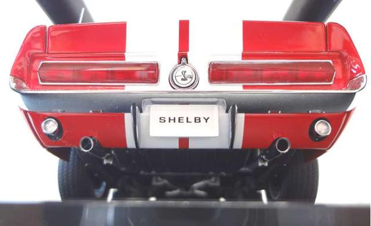 AUTOart "MILLENNIUM" 1/18 1967 Shelby Mustang GT500 (Red/White) Scale Car– Used