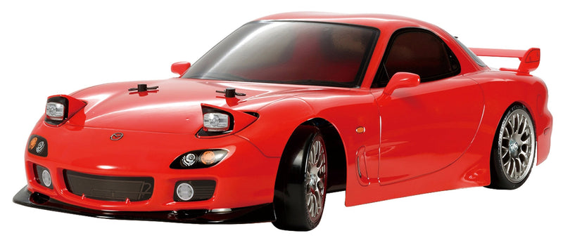 Load image into Gallery viewer, TAMIYA Male 1/10 Electric R/C Car Series No.648 Mazda RX-7 (FD3S) (TT-02D Chassis) Drift Spec On-Road 58648
