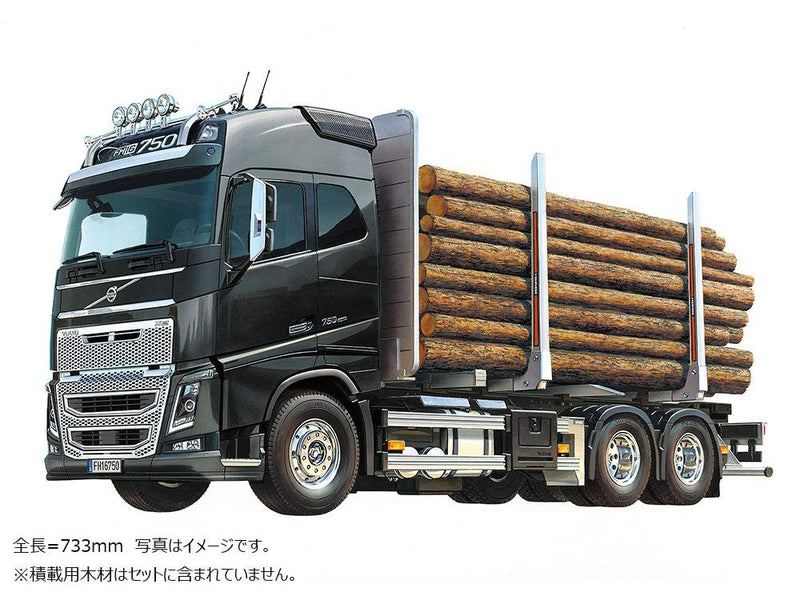 Load image into Gallery viewer, TAMIYA 1/14 Electric R/C Big Truck Series No.60 Volvo FH16 Globe Trotter 750 6x4 Timber Truck 56360
