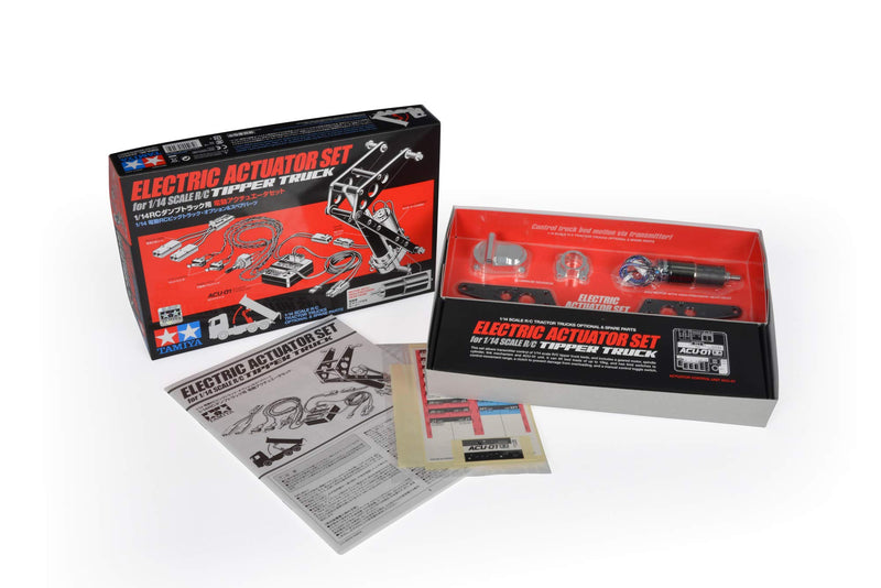 Chargez l&#39;image dans la visionneuse de la galerie, TAMIYA BIG TRUCK Options &amp; Spare Parts No.45 TROP.45 Electric Actuator Set for 1/14RC Dump Truck 56545
