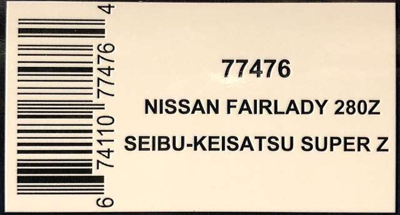 Laden Sie das Bild in Galerie -Viewer, AUTOart &quot;Seibu Keisatsu&quot; 1/18 Nissan Fairlady 280Z Super Z Scale Car– Used

