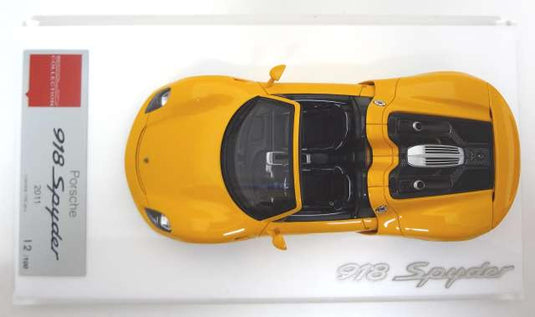 EIDOLON Collection 1/43 Porsche 918 Spyder 2011 (Signal Yellow)– Used