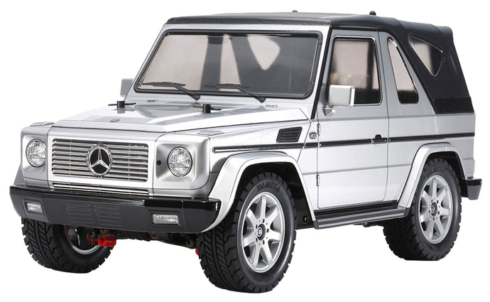 TAMIYA 1/10 Electric R/C Car Series No.635 Mercedes-Benz G 320 Cabrio Pre-Painted Silver Body (MF-01 X Chassis) 58635