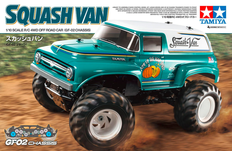 Load image into Gallery viewer, TAMIYA 1/10 Electric RC Car Series No.725 Squash Van (GF-02 Chassis) 58725
