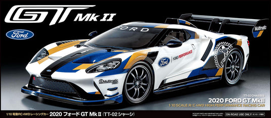 TAMIYA 1/10 Electric R/C Car Series No.689 2020 Ford GT MK II (TT-02 Chassis) 58689