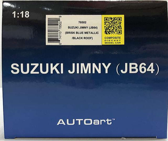 AUTOart [78502] 1/18 Suzuki Jimny (JB64) Scale Model Car– Used