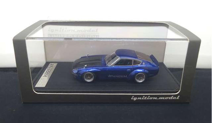IGNITION MODEL PANDEM S30 Z Blue Metallic 1/43 Scale Car– Used