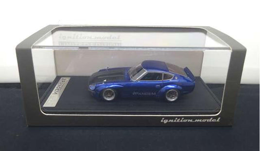 IGNITION MODEL PANDEM S30 Z Blue Metallic 1/43 Scale Car– Used