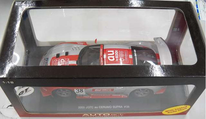 AUTOART #38 2003 JGTC au CERUMO SUPRA 1/18 Scale Car– Used