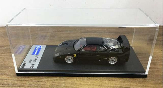 BBR Ferrari F40 Street 1987 Black 1/43 Scale Model Car– Used