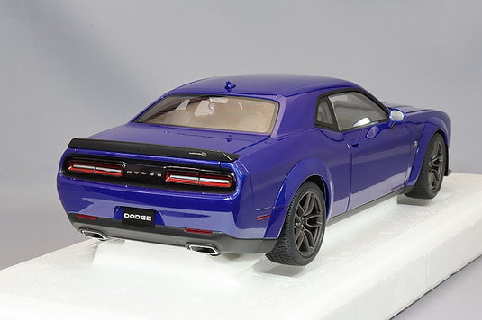 AUTOart 1/18 Dodge Challenger R/T Scat Pack Widebody 2022 Indigo Blue (Metallic Blue)