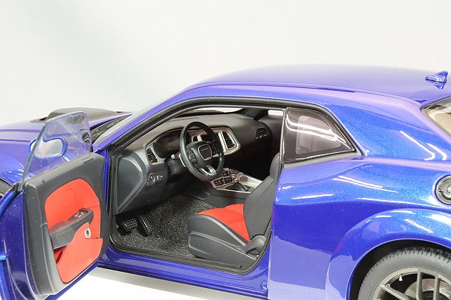 Carica immagine in Galleria Viewer, AUTOart 1/18 Dodge Challenger R/T Scat Pack Widebody 2022 Indigo Blue (Metallic Blue)
