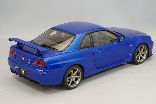 AUTOart 1/18 Nissan Skyline GT-R (R34) V-spec II Bayside Blue