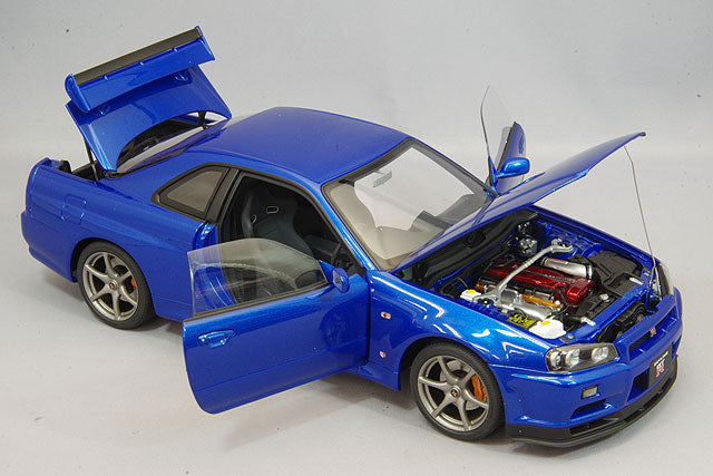 Carica immagine in Galleria Viewer, AUTOart 1/18 Nissan Skyline GT-R (R34) V-spec II Bayside Blue
