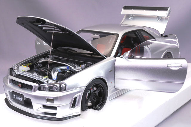 Carica immagine in Galleria Viewer, AUTOart 1/18 Nismo R34 GT-R Z-tune Silver
