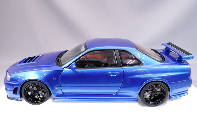 Carica immagine in Galleria Viewer, AUTOart 1/18 Nismo R34 GT-R Z-tune Bayside Blue
