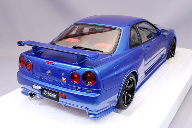 Carica immagine in Galleria Viewer, AUTOart 1/18 Nismo R34 GT-R Z-tune Bayside Blue

