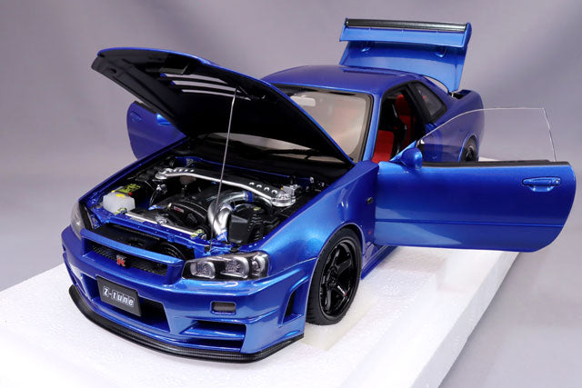 Carica immagine in Galleria Viewer, AUTOart 1/18 Nismo R34 GT-R Z-tune Bayside Blue
