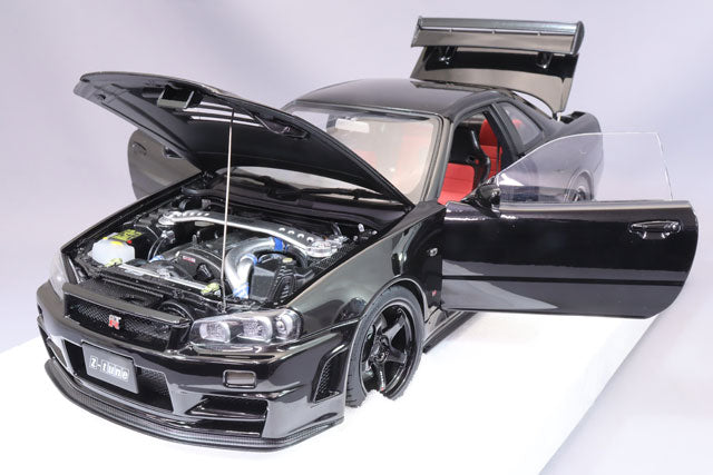Carica immagine in Galleria Viewer, AUTOart 1/18 Nismo R34 GT-R Z-tune Black Pearl
