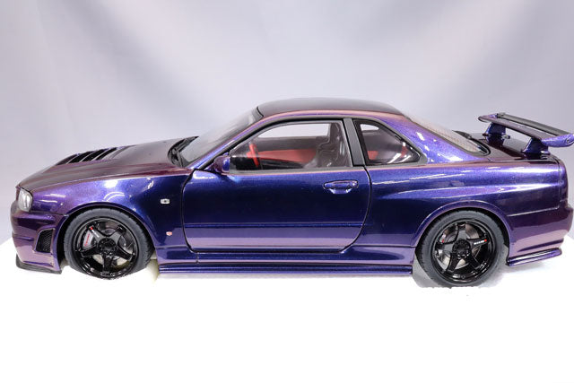 Carica immagine in Galleria Viewer, AUTOart 1/18 Nismo R34 GT-R Z-tune Midnight Purple III
