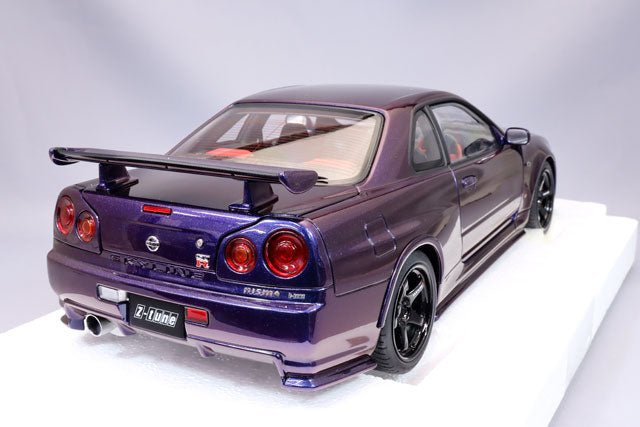 Carica immagine in Galleria Viewer, AUTOart 1/18 Nismo R34 GT-R Z-tune Midnight Purple III
