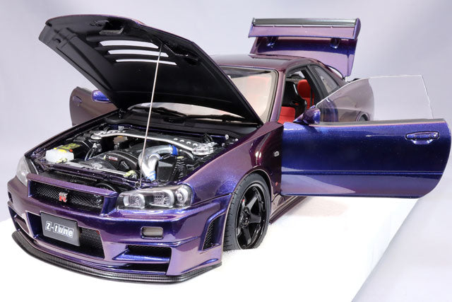 Carica immagine in Galleria Viewer, AUTOart 1/18 Nismo R34 GT-R Z-tune Midnight Purple III
