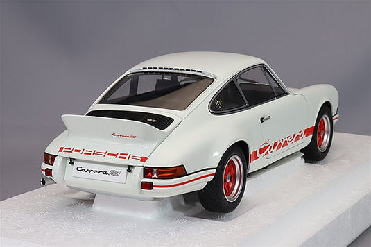 AUTOart 1/18 Porsche 911 Carrera 2.7 RS Grand Prix White / Red Stripe