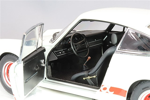 Laden Sie das Bild in Galerie -Viewer, AUTOart 1/18 Porsche 911 Carrera 2.7 RS Grand Prix White / Red Stripe
