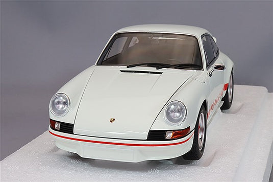 AUTOart 1/18 Porsche 911 Carrera 2.7 RS Grand Prix White / Red Stripe