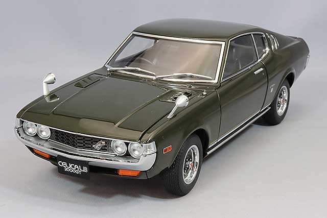 AUTOart 1/18 Toyota Celica Liftback 2000GT (RA25) 1973 Moss Green