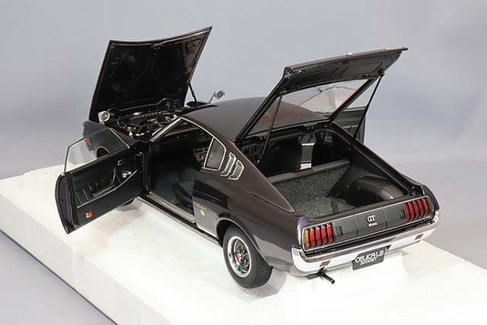AUTOart 1/18 Toyota Celica Liftback 2000GT (RA25) 1973 Dark Purple Metallic