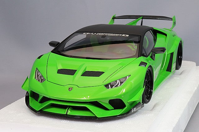 AUTOart 1/18 Liberty Walk LB-SILHOUETTE WORKS Lamborghini Huracan GT Pearl Green