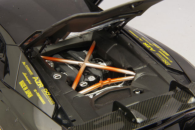 Laden Sie das Bild in Galerie -Viewer, AUTOart 1/18 Liberty Walk LB-WORKS Lamborghini Aventador Limited Edition Black / Gold Accent

