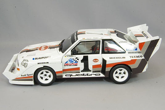AUTOart 1/18 Audi Sport Quattro S1 1987 Pikes Peak Winner #1 W. Röhrl