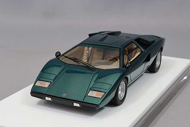 EIDOLON 1/43 Lamborghini Countach LP400 1974 Verde Abete (Metallic Green)