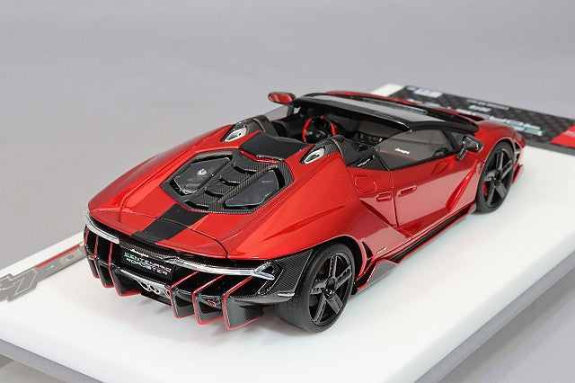 Laden Sie das Bild in Galerie -Viewer, Lamborghini Centenario Roadster LP770-4 2016 Rosso Efesto EIDOLON 1/43
