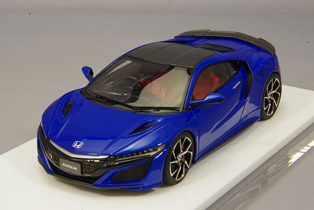 EIDOLON 1/43 Honda NSX (NC1) Carbon Package 2016 Nouvelle Blue Pearl (Interior: Black/Red)