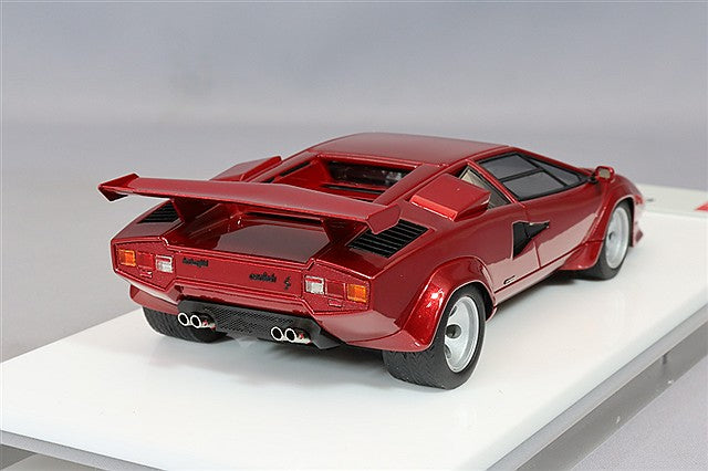 Laden Sie das Bild in Galerie -Viewer, EIDOLON 1/43 Lamborghini Countach LP400S 1980 with Rear Wing Burgundy Metallic

