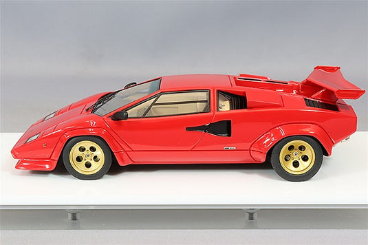EIDOLON 1/43 Lamborghini Countach LP400S 1980 with Rear Wing Red (Tan Interior)